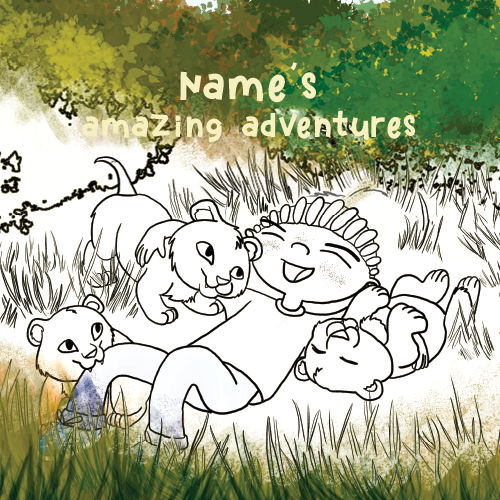 Amazing adventures colouring in book